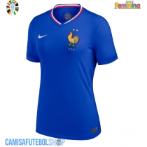 Camisa de time de futebol França Replicas 1º Equipamento Feminina Europeu 2024 Manga Curta